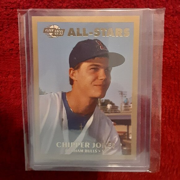 Chipper Jones - 1992-93 Fleer Excel - All-Stars – Card No. 2 (Baseball Cards) - Picture 1 of 2